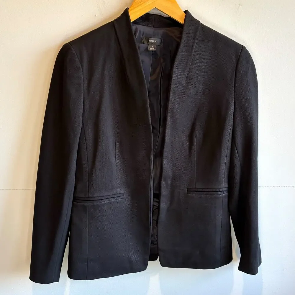 J. Crew Black Going Out Blazer - size 2